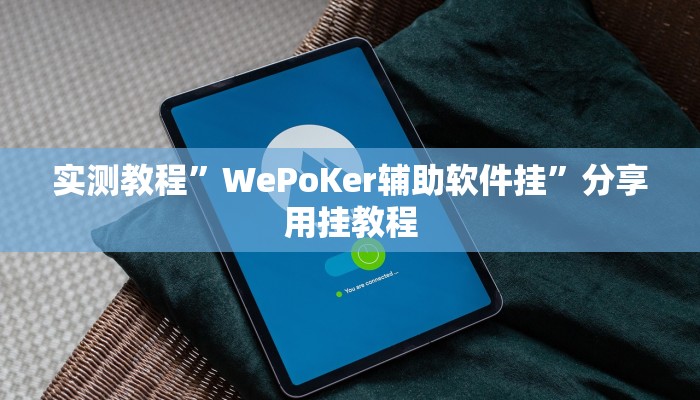 实测教程”WePoKer辅助软件挂”分享用挂教程 实测教程”WePoKer辅助软件挂”分享用挂教程